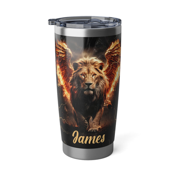 Majestic Lion Papa Tumbler – Customizable with Name