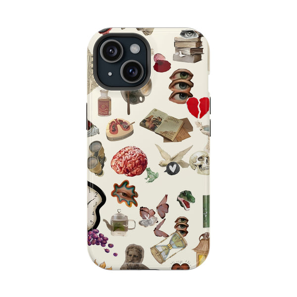 Abstract Vintage Surrealism Collage – Phone Case