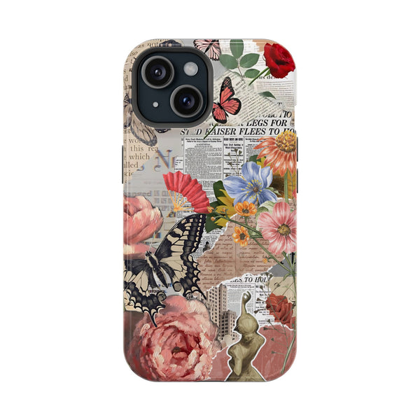 Butterfly Garden Collage – Vintage Aesthetic Series🦋