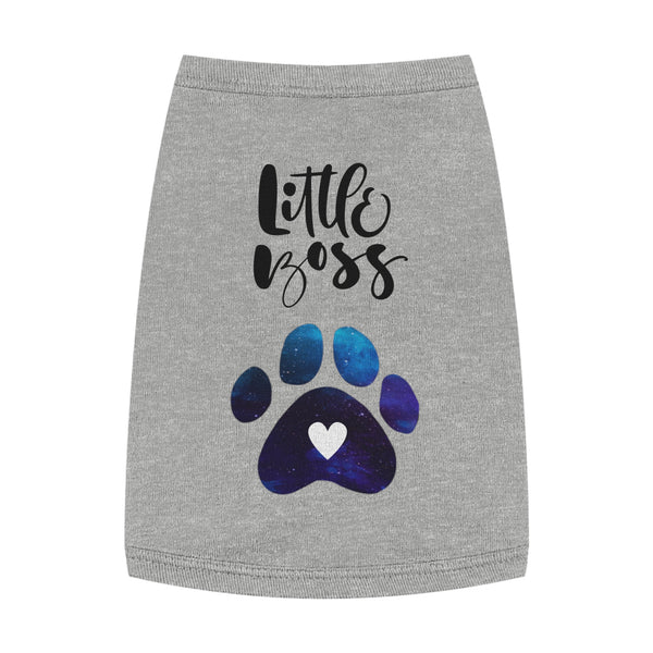🐾 "Little Boss" Custom Pet Tank – Stylish & Confident Look for Your Pet! 🐶
