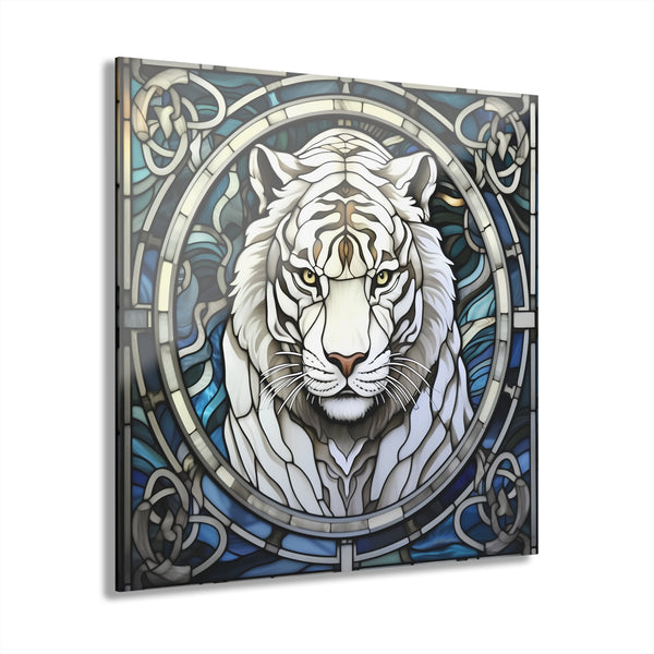 🐅 Majestic White Tiger Acrylic Print 🖼️