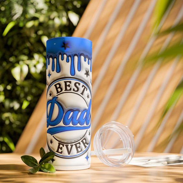 👔 Best Dad Ever Skinny Tumbler💙✨