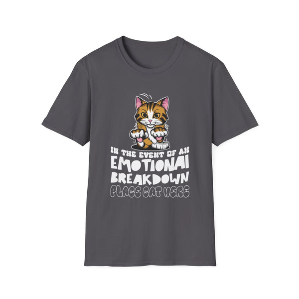 Cat Shirts for Men/Women - Funny Cat Shirts for Cat Dad/Mom Unisex Softstyle T-Shirt