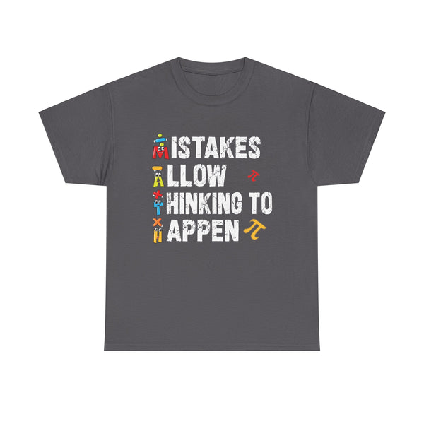 Vintage Math Teacher Funny Saying Unisex Heavy Cotton Tee