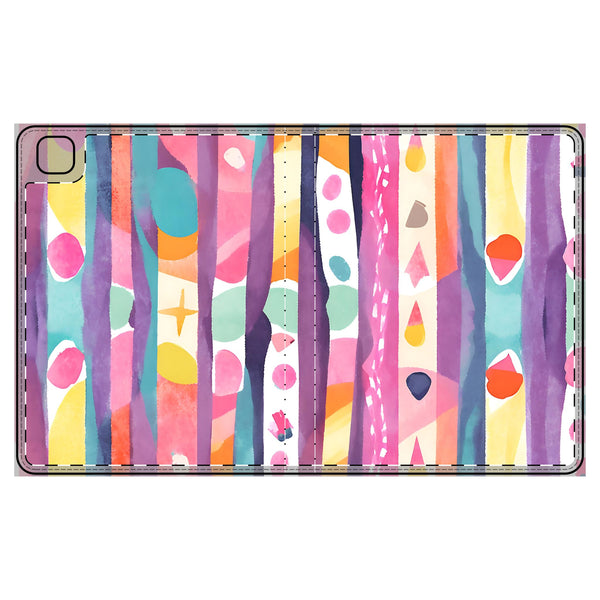 Abstract Stripe Art iPad Folio Case 🎨📱