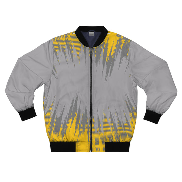 Yellow Lightning Streak Bomber Jacket ⚡🌟