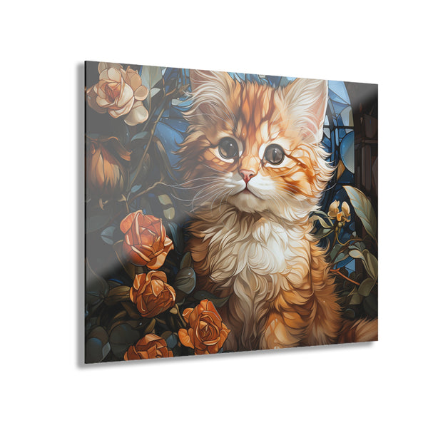 🐱 Adorable Kitten Acrylic Print 🎨