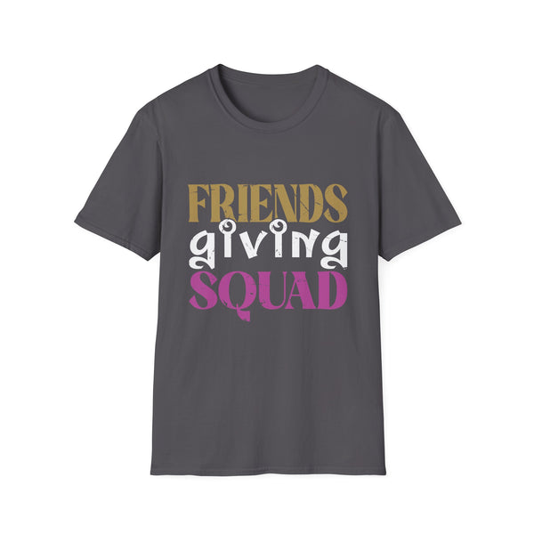 Friendsgiving squad for thanksgiving party with friends Unisex Softstyle T-Shirt