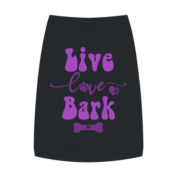🐾 "Live, Love, Bark" Custom Pet Tank – Fun, Stylish, and Cozy! 🐶