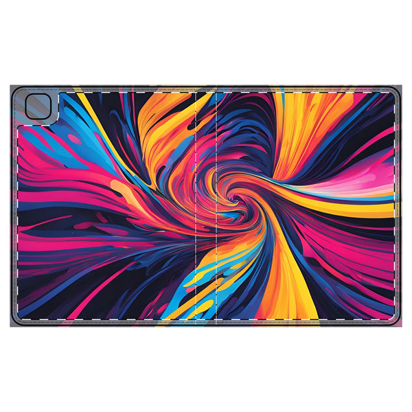Vibrant Swirl iPad Folio Case 🌈📱