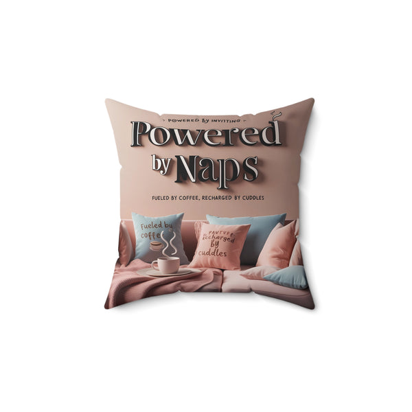 Spun Polyester Square Pillow, Decorative Throw Cushion, Double-Sided Print, Cozy Home Pillow, Multiple Sizes, Zippered Cover