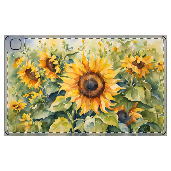 Golden Sunflower iPad Folio Case 🌻🌞