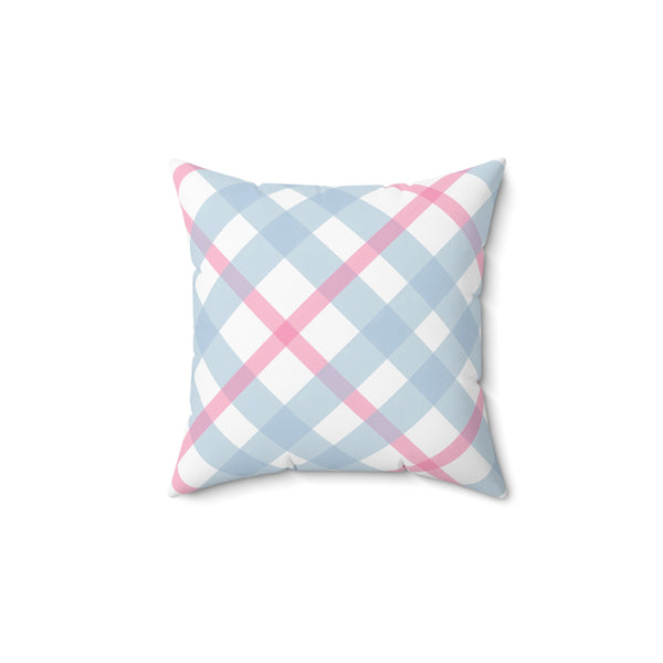 Colorful Line Print Spun Polyester Square Pillow - Vibrant Home Decor, Double-Sided Print, Multiple Sizes