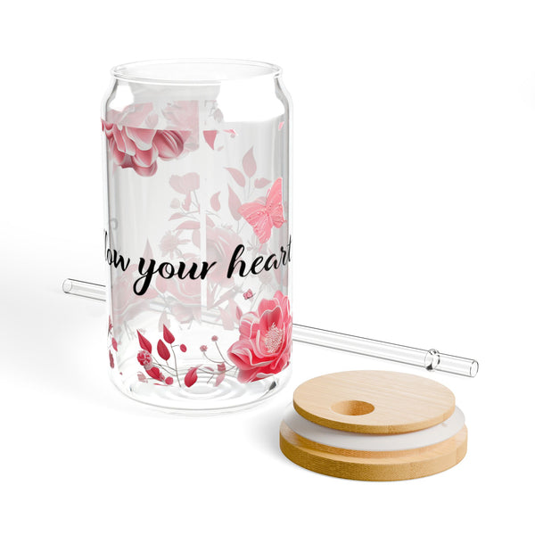 Follow Your Heart Sipper Glass