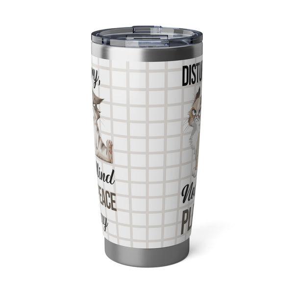 Grumpy Cat – My Mind Needs Peace Tumbler"😾🧘♀️