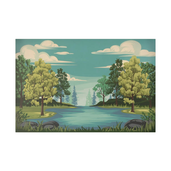 🌲 Serene Landscape Canvas Art – Eco-Friendly Home Decor 🌿 – Trinkled serene-landscape-canvas-art-eco-friendly-home-decor-trinkled