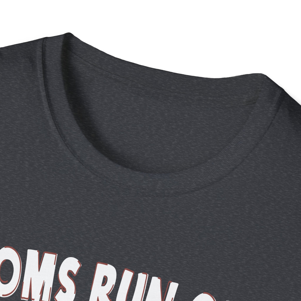 Mom Tee - Moms Run on Love, Coffee and Wine Tee Unisex Softstyle T-Shirt
