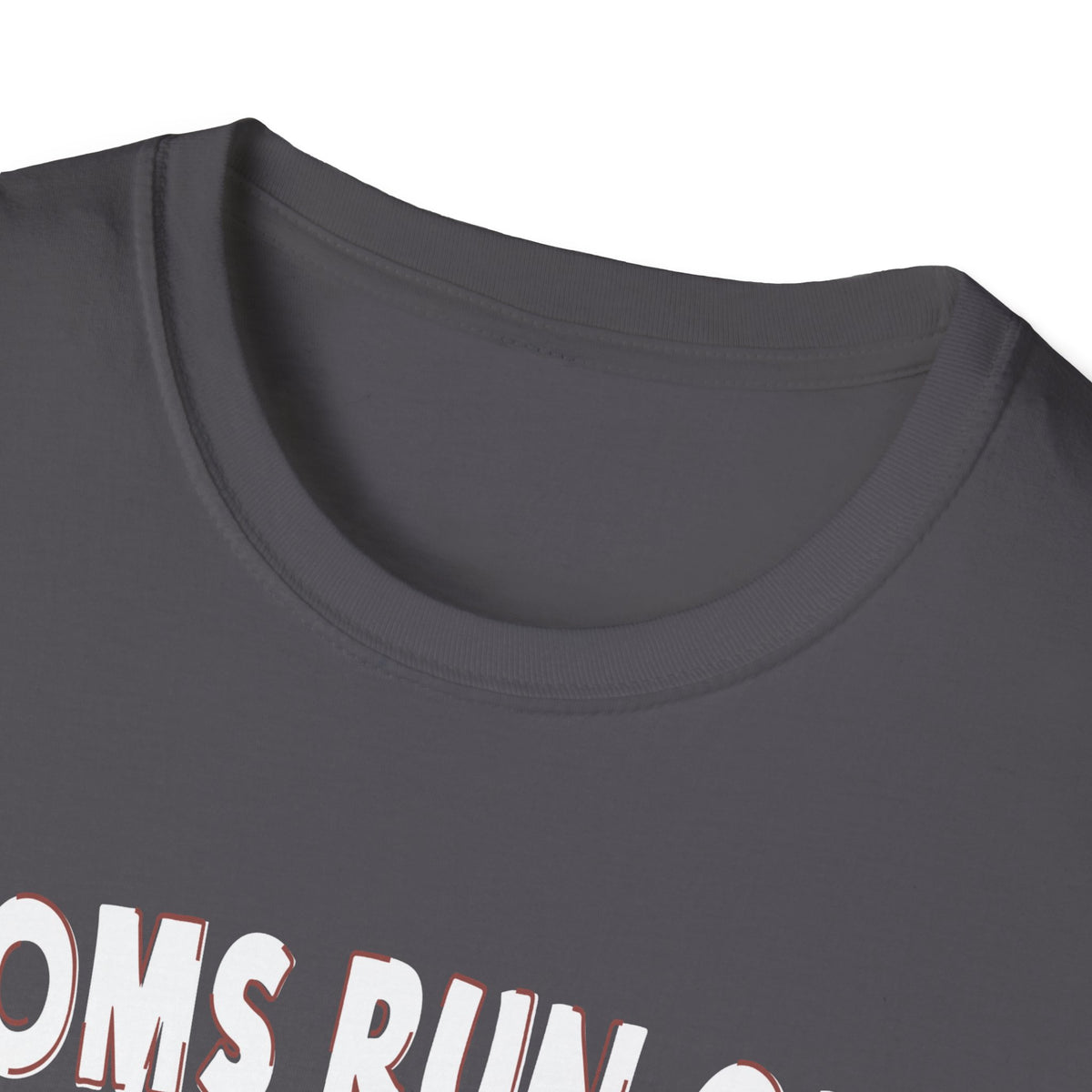 Mom Tee - Moms Run on Love, Coffee and Wine Tee Unisex Softstyle T-Shirt